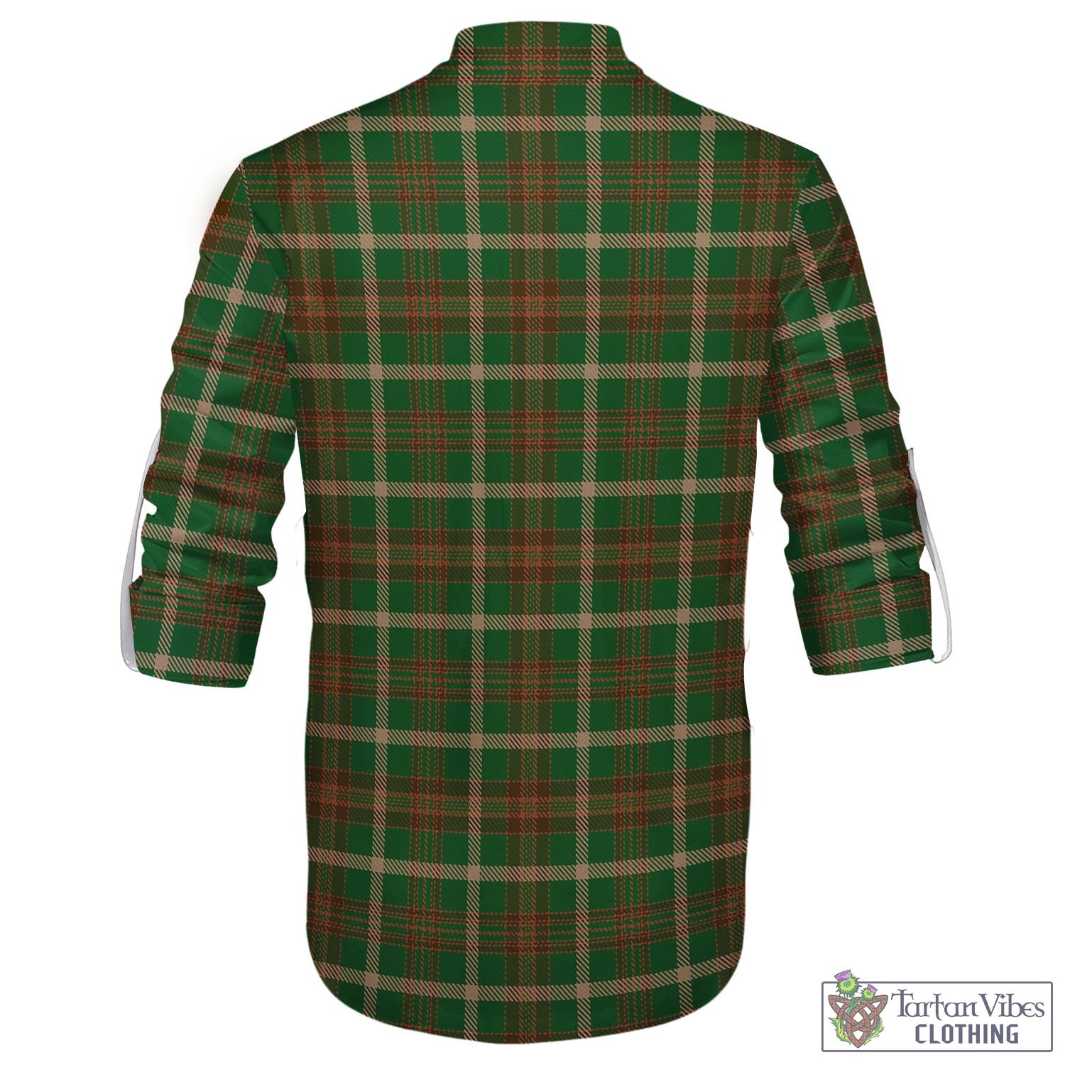 Tartan Vibes Clothing Copeland Tartan Men's Scottish Traditional Jacobite Ghillie Kilt Shirt