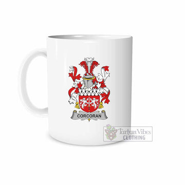 Corcoran Irish Clan Coat of Arms Ceramic Mug