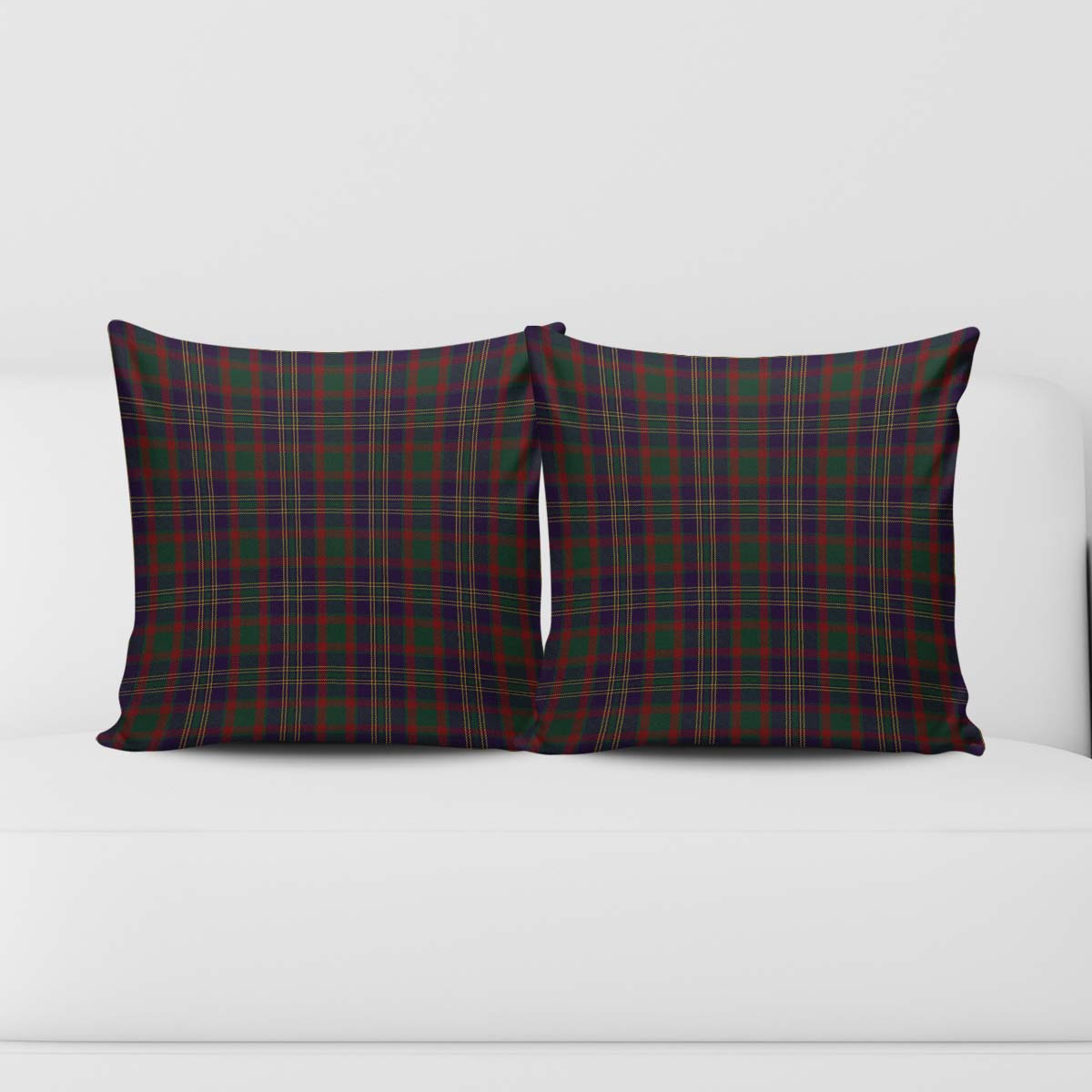 Cork County Ireland Tartan Pillow Cover Square Pillow Cover - Tartanvibesclothing