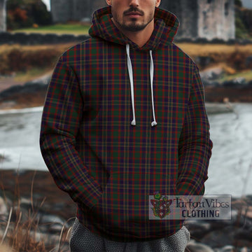 Cork County Ireland Tartan Cotton Hoodie