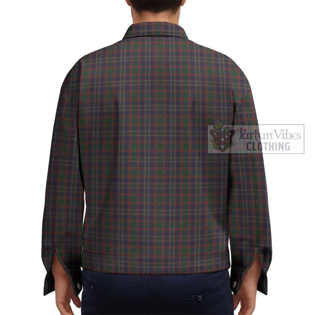 Cork County Ireland Tartan Unisex Lapel Cotton Jacket - Tartan Vibes Clothing