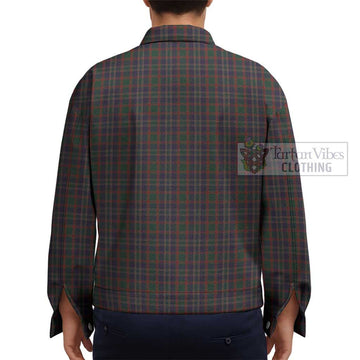 Cork County Ireland Tartan Unisex Lapel Cotton Jacket