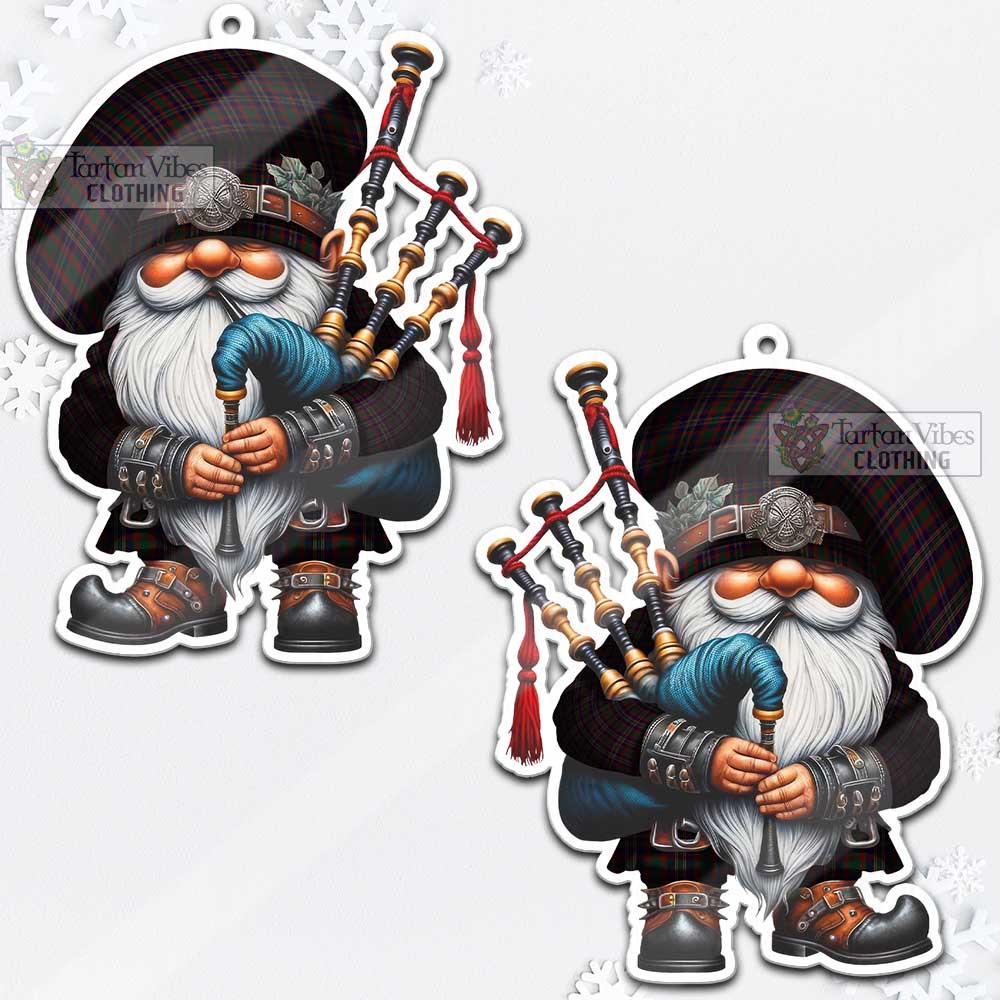 Cork County Ireland Tartan Bagpiper Gnome Christmas Ornament - Tartan Vibes Clothing