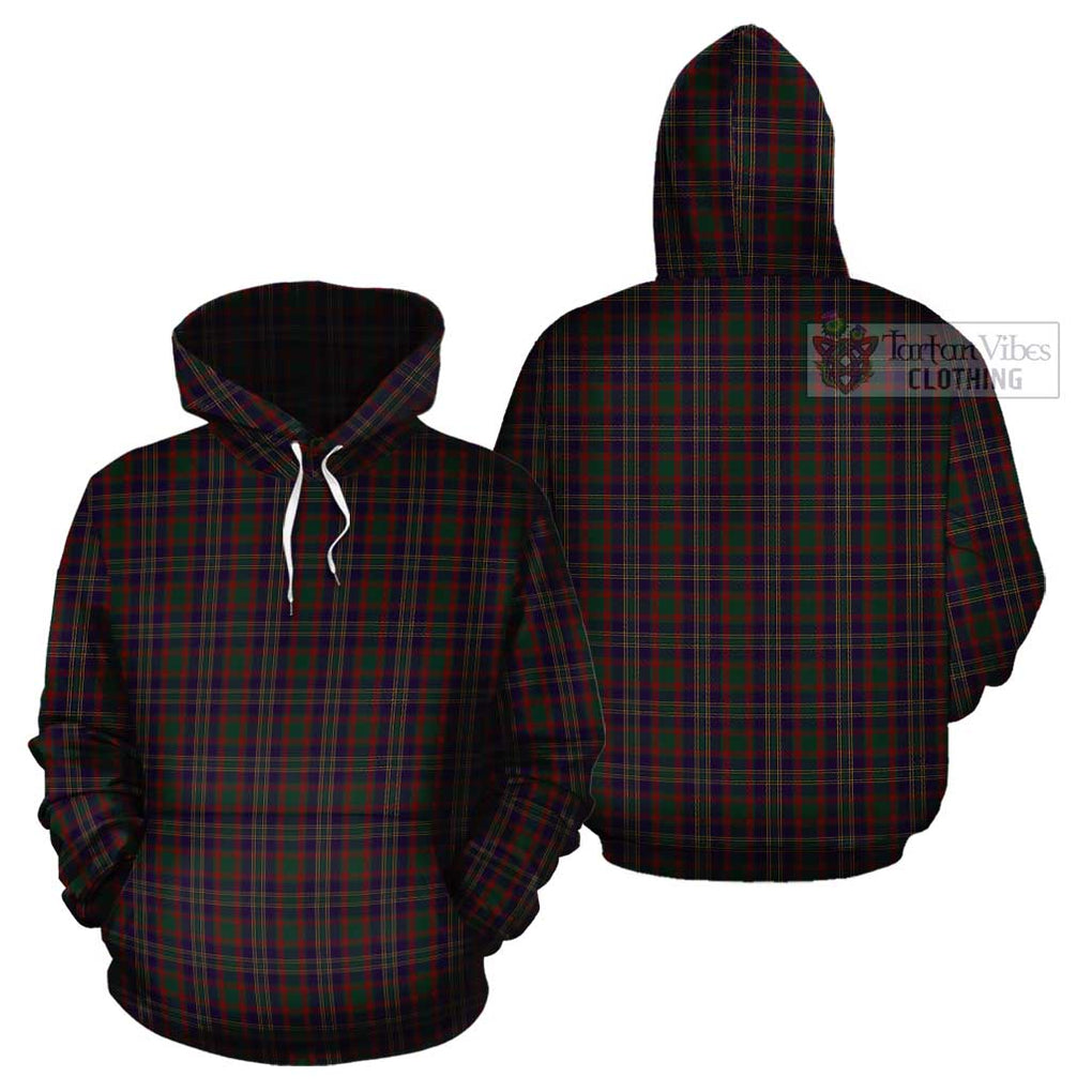 Cork County Ireland Tartan Cotton Hoodie Pullover Hoodie - Tartan Vibes Clothing