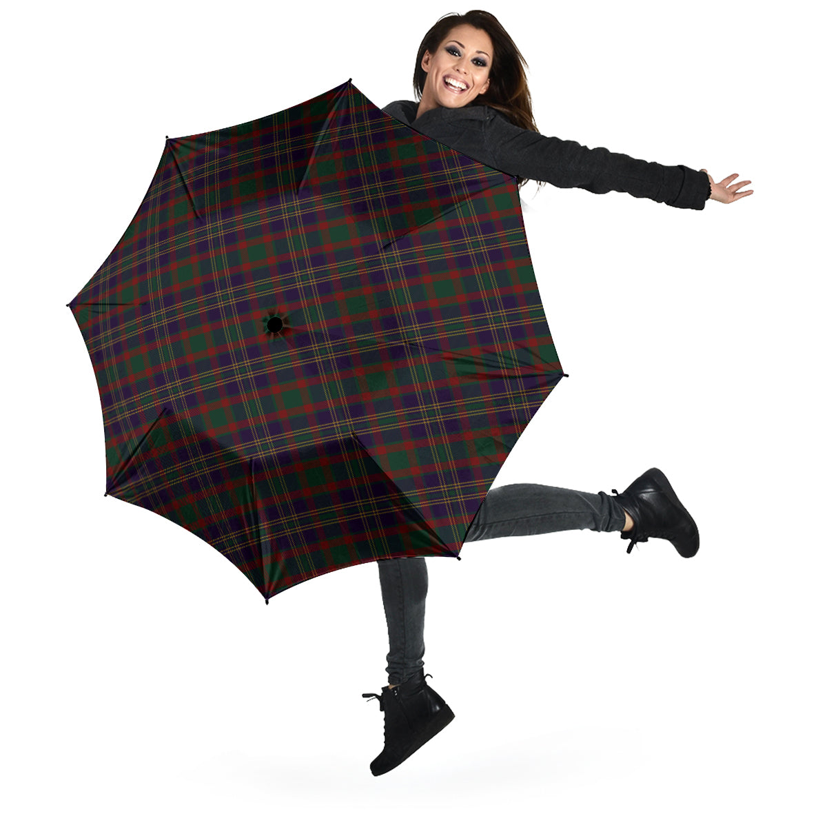 Cork County Ireland Tartan Umbrella - Tartanvibesclothing