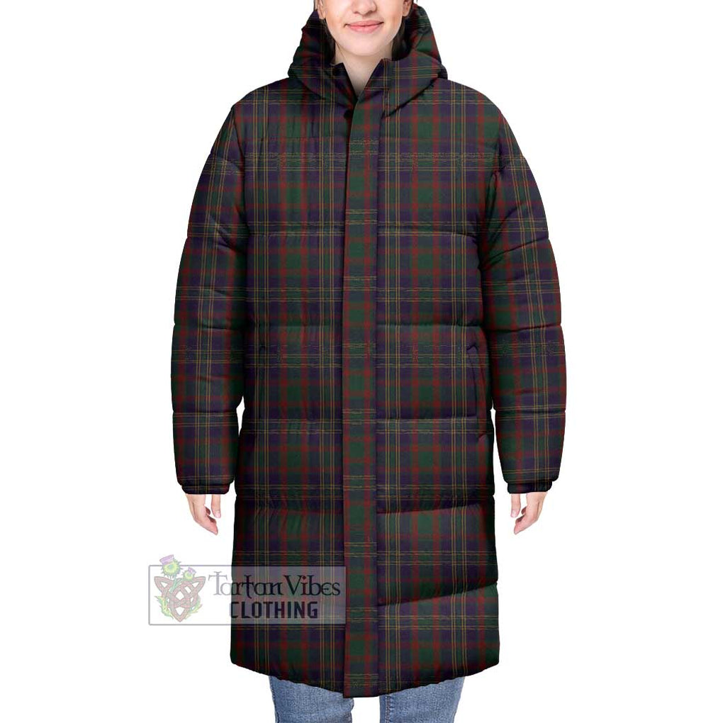 Tartan Vibes Clothing Cork County Ireland Tartan Long Down Jacket