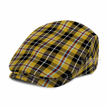 Cornish National Tartan Jeff Cap, Tartan Flat Cap - Tartan Vibes Clothing