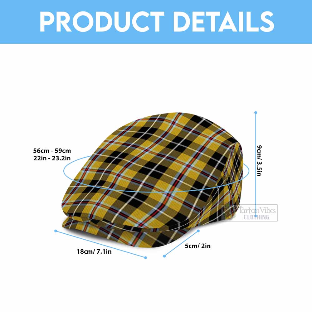 Cornish National Tartan Jeff Cap, Tartan Flat Cap - Tartan Vibes Clothing