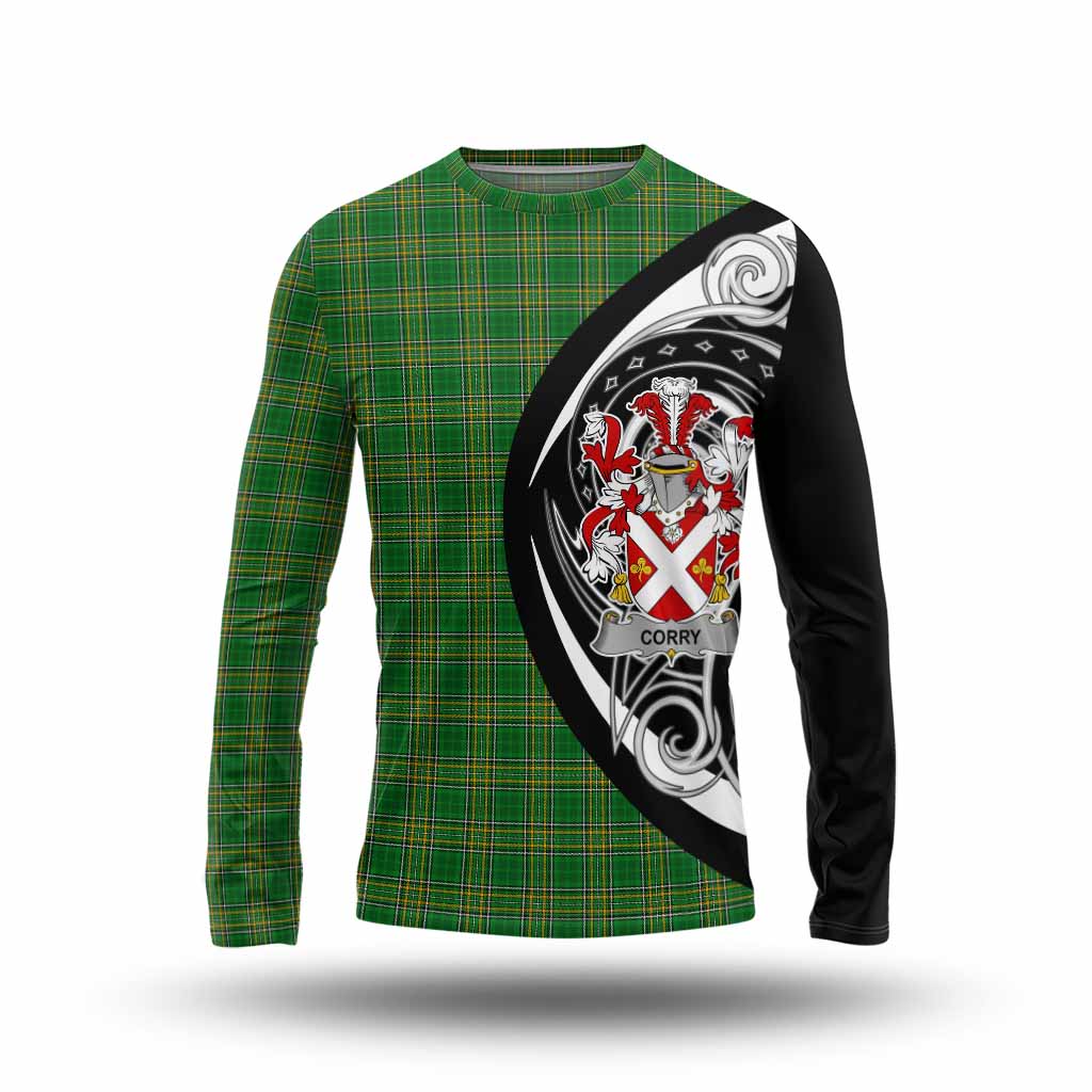 Corry Irish Clan Long Sleeve T-Shirt Celtic Circle Style Unisex - Tartan Vibes Clothing
