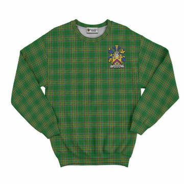 Cosker Irish Clan Tartan Sweatshirt with Coat of Arms