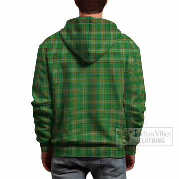 Cosker Irish Clan Tartan Hoodie with Coat of Arms