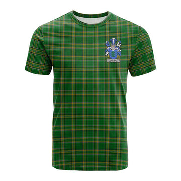 Cotter Irish Clan Tartan Cotton T-shirt with Coat of Arms Kid's Shirt - Tartan Vibes Clothing