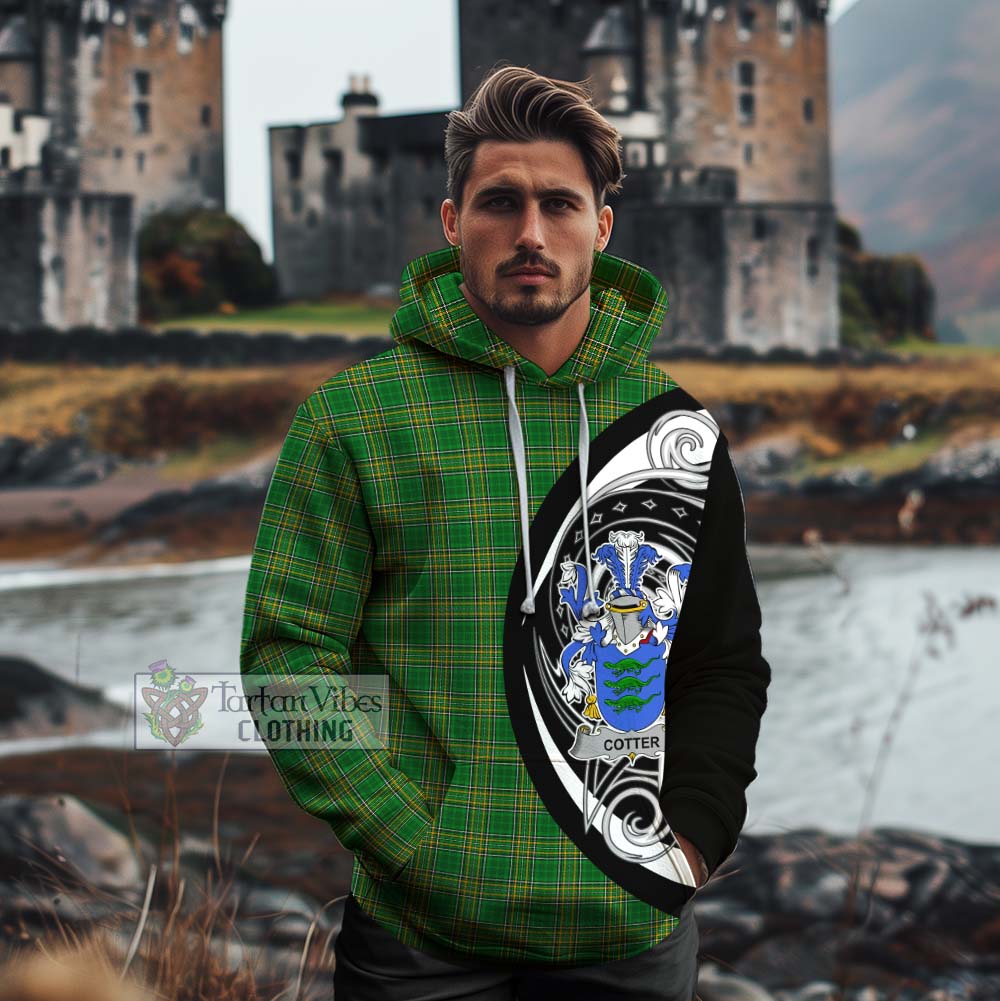Cotter Irish Clan Cotton Hoodie Celtic Circle Style - Tartan Vibes Clothing