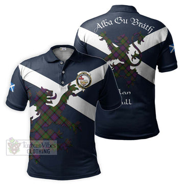 Coull Tartan Lion Rampant Polo Shirt Proudly Display Your Heritage with Alba Gu Brath and Clan Name Kid - Tartan Vibes Clothing