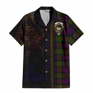 Coull Tartan Family Crest Hawaiian Shirt Alba Gu Brath Be Brave Lion Ancient Style Kid - Tartan Vibes Clothing