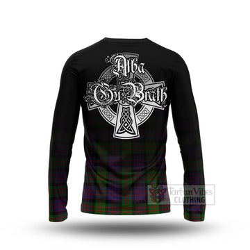 Coull Tartan Long Sleeve T-Shirt Featuring Alba Gu Brath Family Crest Celtic Inspired - Tartan Vibes Clothing