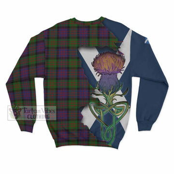 Coull Tartan Family Crest Sweatshirt Scottish Thistle Celtic Inspired - Tartan Vibes Clothing