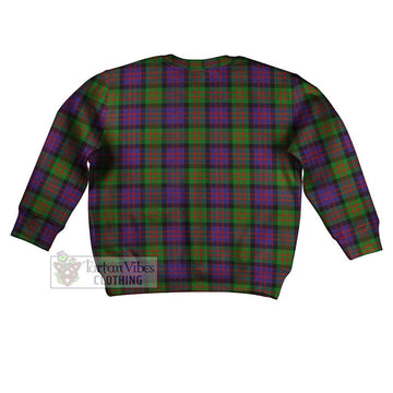 Coull Tartan Kid Ugly Sweater with Family Crest - Tartan Vibes Clothing