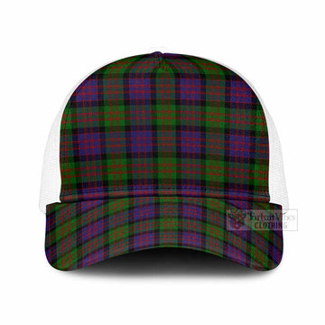 Coull Tartan Mesh Trucker Cap One Size (Adjustable) White - Tartan Vibes Clothing