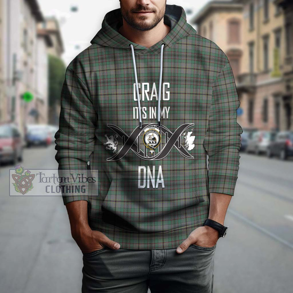 Craig Tartan Hoodie with Family Crest DNA In Me Style Pullover Hoodie - Tartanvibesclothing Shop