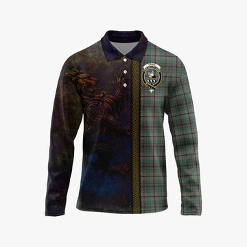 Craig Tartan Family Crest Long Sleeve Polo Shirt Alba Gu Brath Be Brave Lion Ancient Style Unisex - Tartan Vibes Clothing