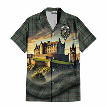 Craig Tartan Family Crest Hawaiian Shirt with Scottish Ancient Castle Style Kid - Tartan Vibes Clothing