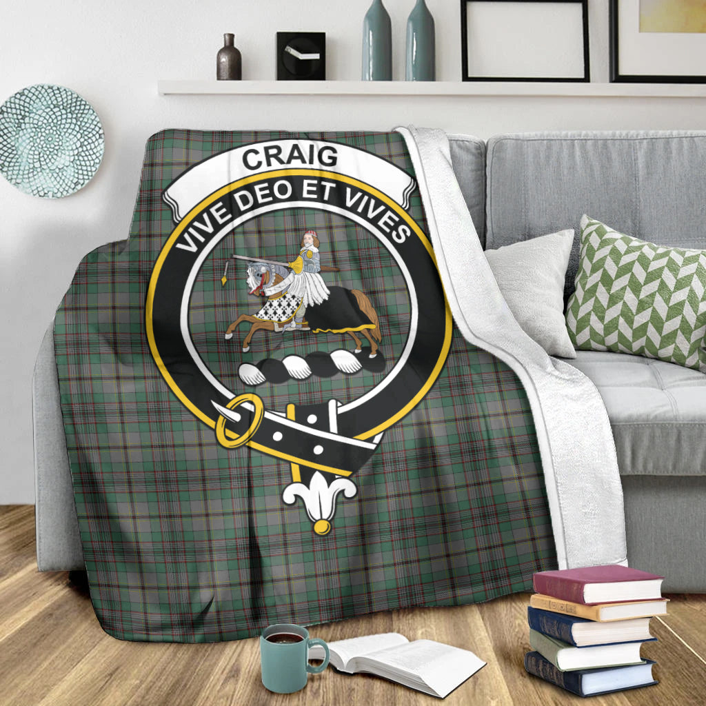 craig-tartab-blanket-with-family-crest