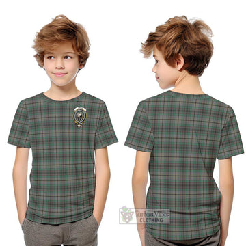 Craig Tartan Kid T-Shirt with Family Crest