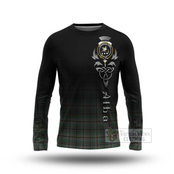 Craig Tartan Long Sleeve T-Shirt Featuring Alba Gu Brath Family Crest Celtic Inspired