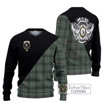 Craig Tartan Ugly Sweater with Family Crest and Military Logo Style