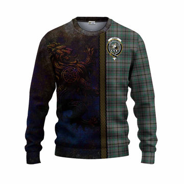 Craig Tartan Family Crest Knitted Sweater Alba Gu Brath Be Brave Lion Ancient Style Unisex - Tartan Vibes Clothing