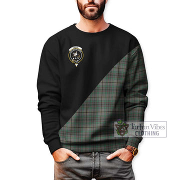 Craig Tartan Sweatshirt with Family Crest and Military Logo Style