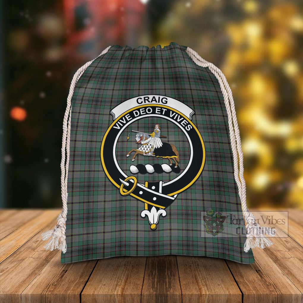 Tartan Vibes Clothing Craig Tartan Christmas Santa's Bag with Family Crest