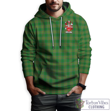 Craig Irish Clan Tartan Hoodie with Coat of Arms