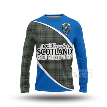 Craig Family Crest Tartan Long Sleeve T-Shirt Celebrate Saint Andrew's Day in Style