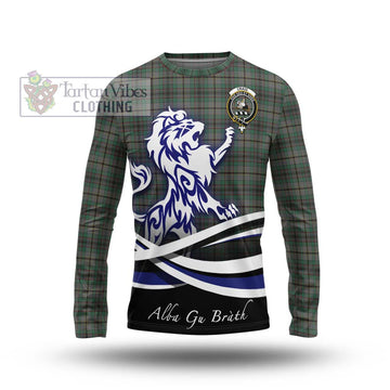 Craig Tartan Long Sleeve T-Shirt with Alba Gu Brath Regal Lion Emblem