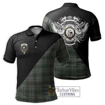 Craig Tartan Polo Shirt with Family Crest and Military Logo Style