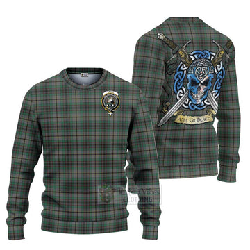 Craig Tartan Ugly Sweater with Family Crest Celtic Skull Style