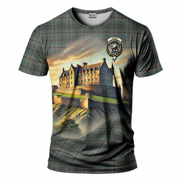 Craig Tartan Family Crest T-Shirt with Scottish Ancient Castle Style Kid's Shirt - Tartan Vibes Clothing