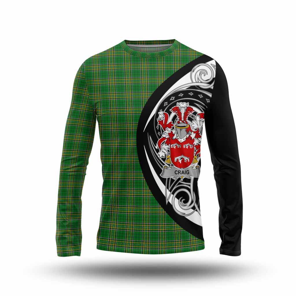 Craig Irish Clan Long Sleeve T-Shirt Celtic Circle Style Unisex - Tartan Vibes Clothing
