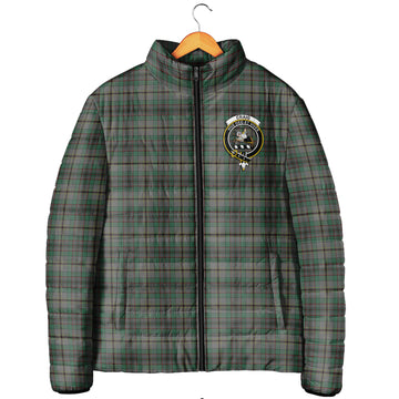 Craig Tartan Padded Jacket with Family Crest