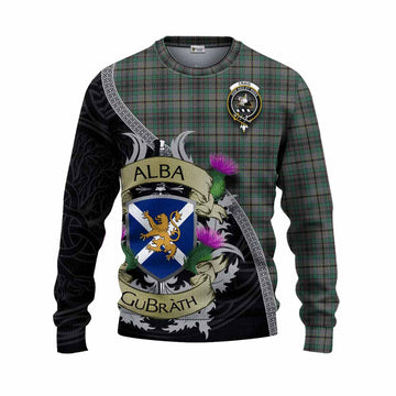 Craig Tartan Family Crest Knitted Sweater Lion Rampant Royal Thistle Shield Celtic Inspired Unisex - Tartan Vibes Clothing