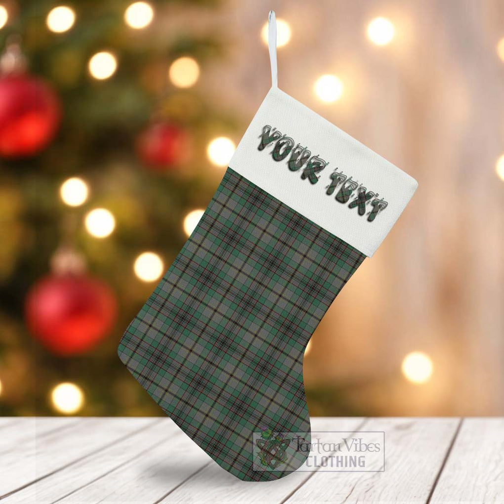 Tartan Vibes Clothing Craig Tartan Christmas Stocking with Personalized Text