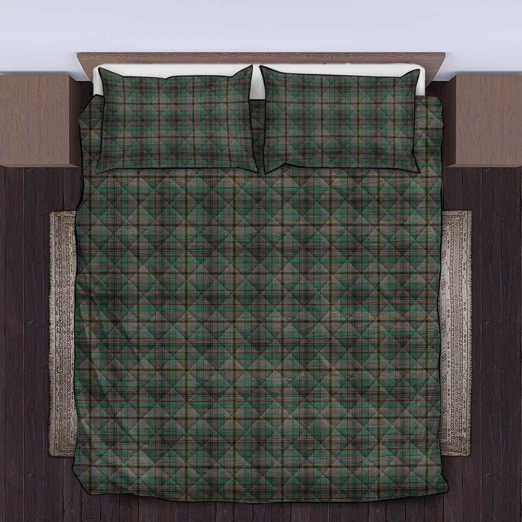 Craig Tartan Quilt Bed Set King - Tartan Vibes Clothing