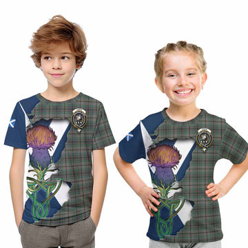 Craig Tartan Family Crest Kid T-Shirt Scottish Thistle Celtic Inspired Youth XL Size14 - Tartan Vibes Clothing