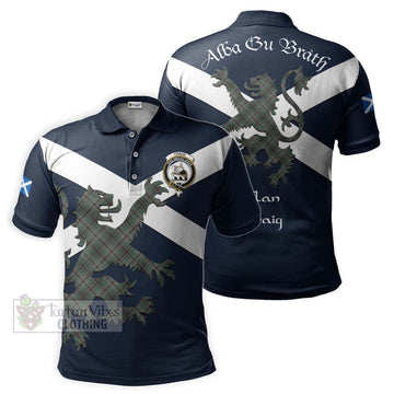 Craig Tartan Lion Rampant Polo Shirt Proudly Display Your Heritage with Alba Gu Brath and Clan Name