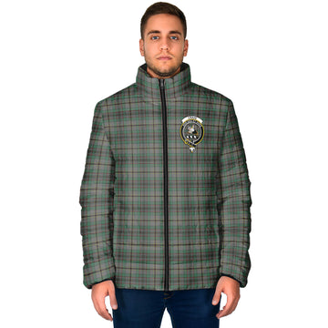 Craig Tartan Padded Jacket with Family Crest