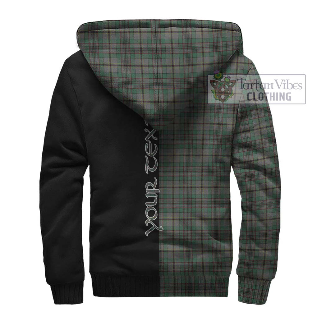 Craig Tartan Sherpa Hoodie with Family Crest and Half Of Me Style - Tartanvibesclothing Shop