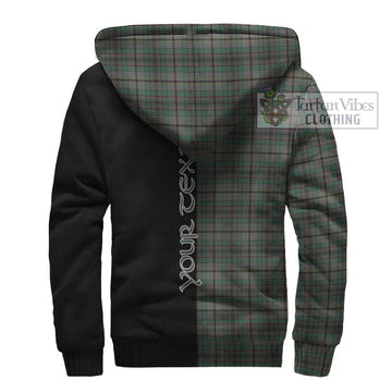 Craig Tartan Sherpa Hoodie with Family Crest and Half Of Me Style