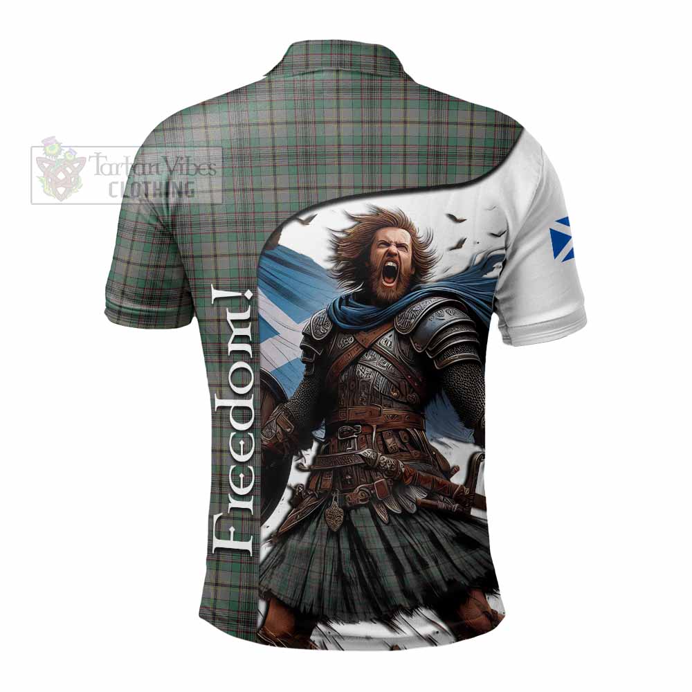 Tartan Vibes Clothing Craig Crest Tartan Polo Shirt Inspired by the Freedom of Scottish Warrior